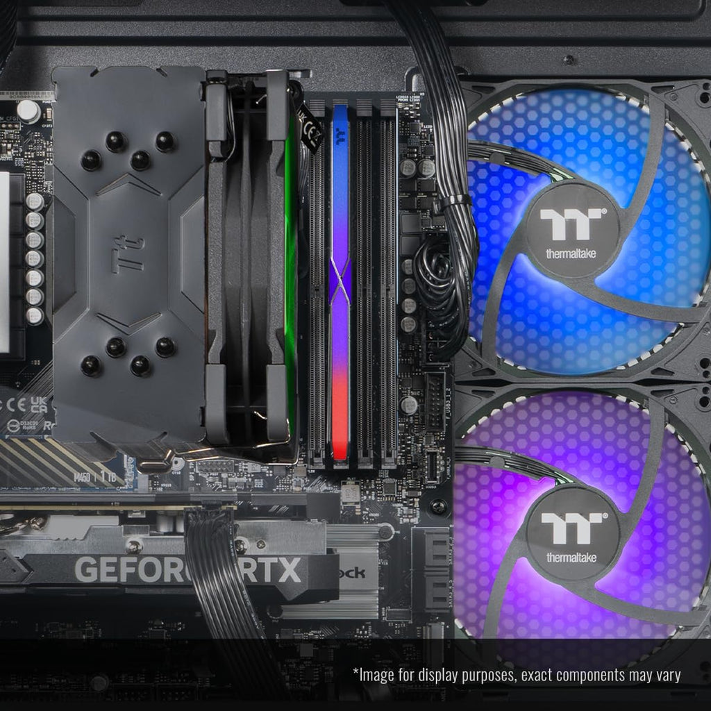 Thermaltake LCGS View 9660T-170 Gaming Desktop (AMD Ryzen™ 5 9600X, Toughram 16GB DDR5 6000Mt/S RGB Memory, NVIDIA® Geforce RTX™ 5060 Ti 8G, 1TB Nvme M.2, Wifi, Windows 11) V17B-B850-56T-LCS