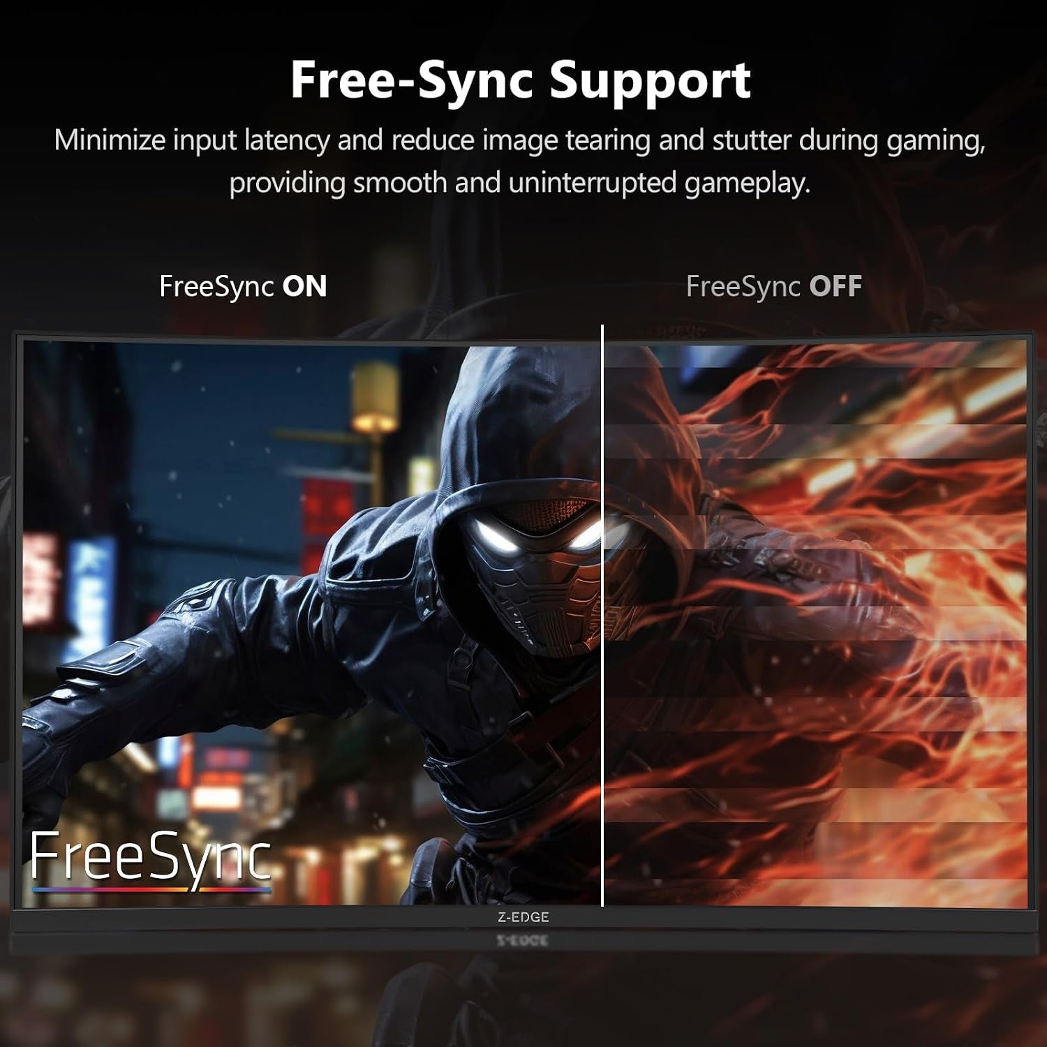Z-Edge 32 Inch Curved Gaming Monitor,1080P, 180Hz/240Hz Computer Monitor | UG32P 1500R Curved Screen for Office & Gaming, 1Ms, Freesync, Low Blue Light, 1X DP & 2X HDMI, Metal Stand