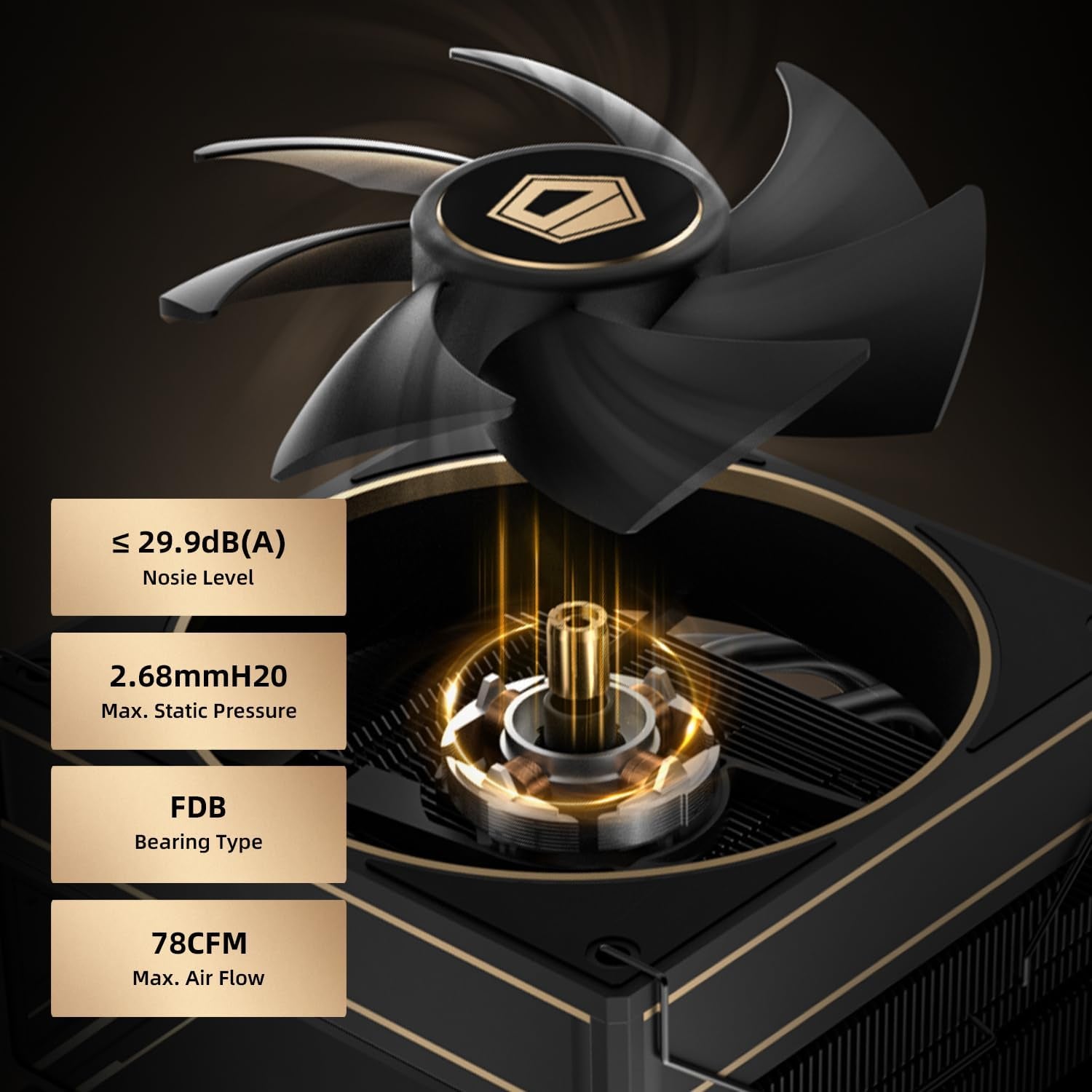 FROZN A620 GDL Limited Edition Dual-Tower CPU Cooler | 6 Heat Pipes, Dual 120Mm FDB Fans, Supports Intel LGA1851/1700 and AMD AM5/AM4.