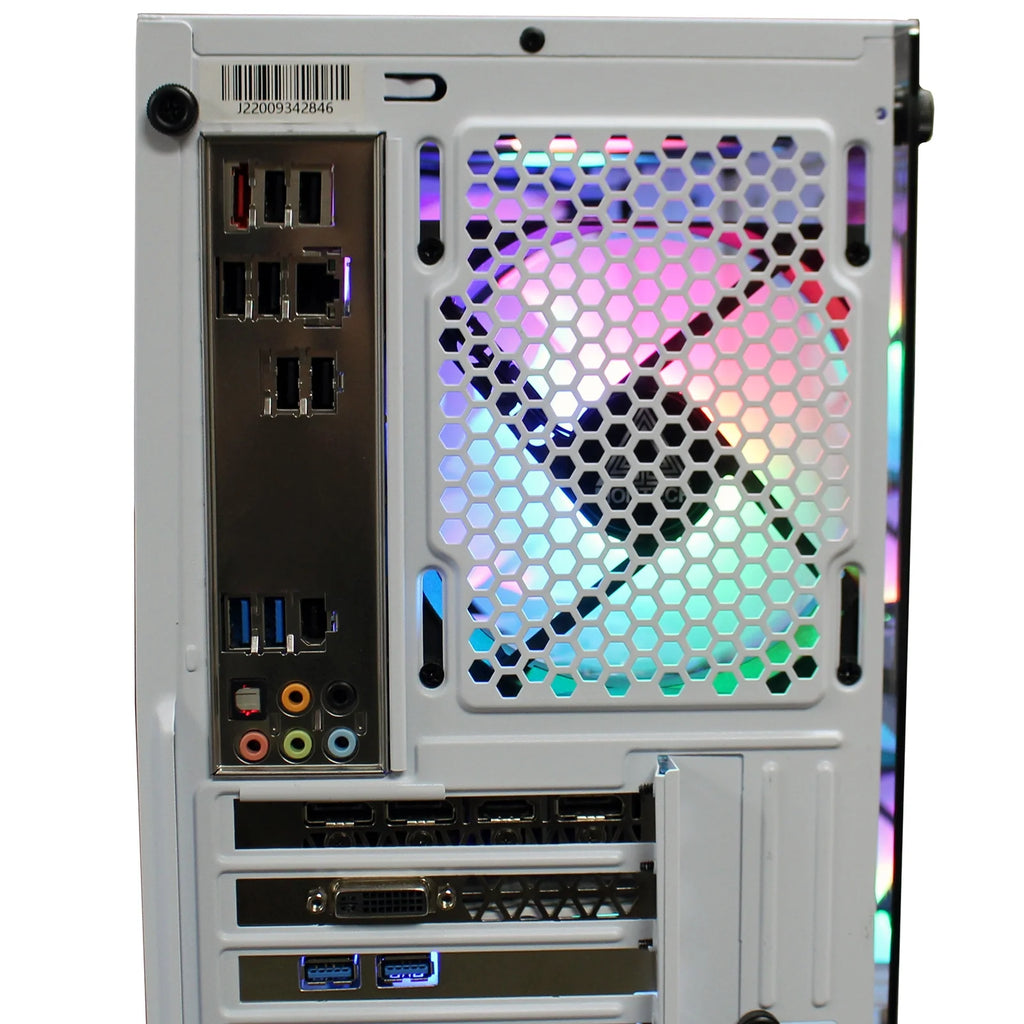 PRC POLAR APEX Gaming Desktop Intel I7, 16GB, 1TB SSD, White