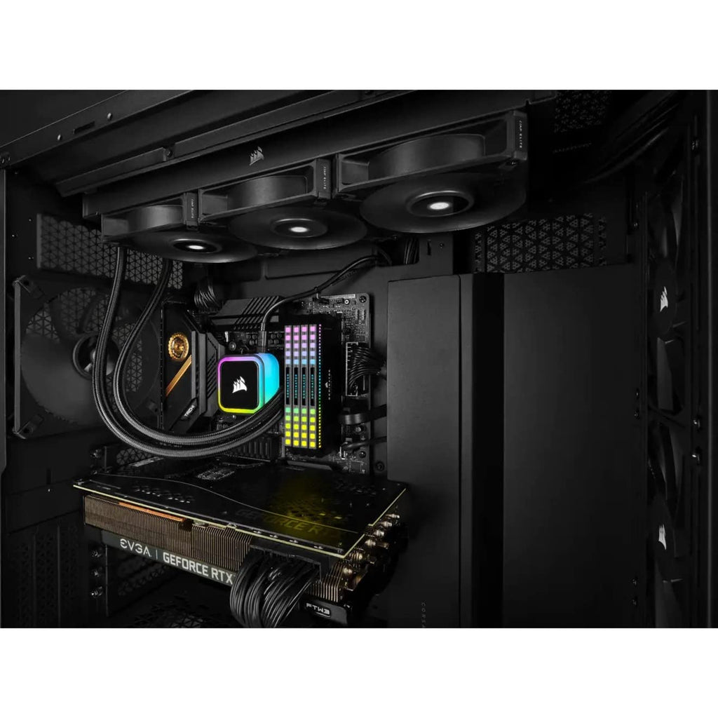 Corsair Icue H115I RGB Elite Liquid CPU Cooler (16 Dynamic RGB Leds, 140Mm AF Elite Series FDB Fans, 280Mm Radiator, Icue Software Compatible, LGA 1700, 1200, 115X, 2066, and AM4 Sockets) Black