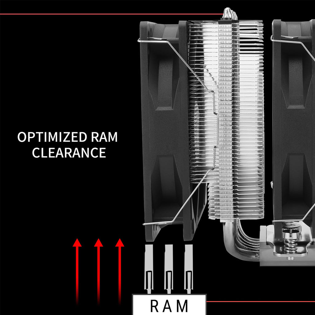 Peerless Assassin 120 SE ARGB CPU Air Cooler, 6 Heat Pipes CPU Cooler, Dual 120Mm TL-C12C-S PWM Fan, Aluminium Heatsink Cover, AGHP Technology, for AMD AM4 Am5/Intel 115X/1851/1200/1700.