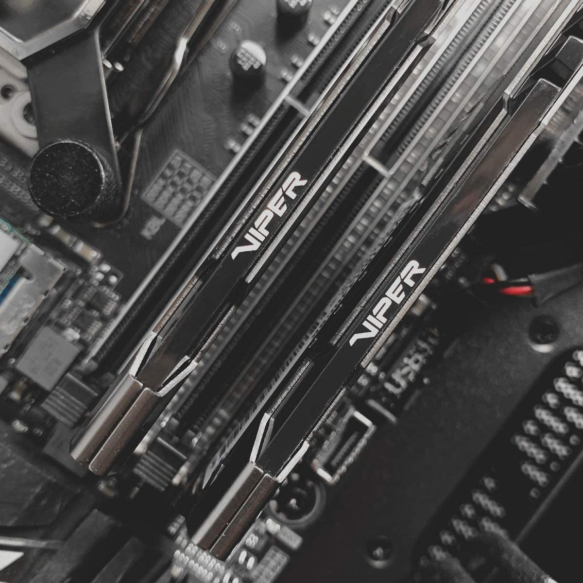 Patriot Viper Steel DDR4 RAM 16GB (1X16GB) 3200Mhz CL16 Desktop Memory | Voltage: 1.35V; Supports Intel XMP; Module Type: UDIMM.