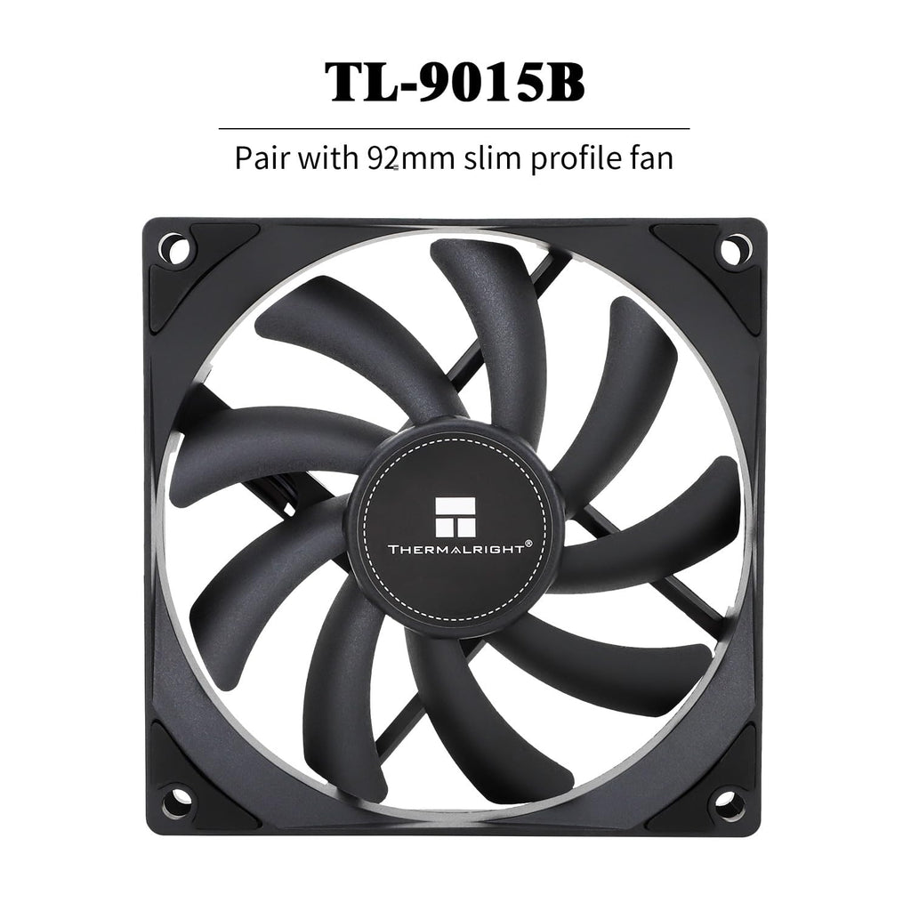 AXP90 X36 Black Low Profile CPU Cooler, with 92Mm TL-9015B Slim PWM Fan, ITX CPU Cooler, AGHP Technology, 36Mm Height,For AMD AM4 Am5/Intel 1150/1151/1155/1851/1200/1700(AXP90 X36 Black)