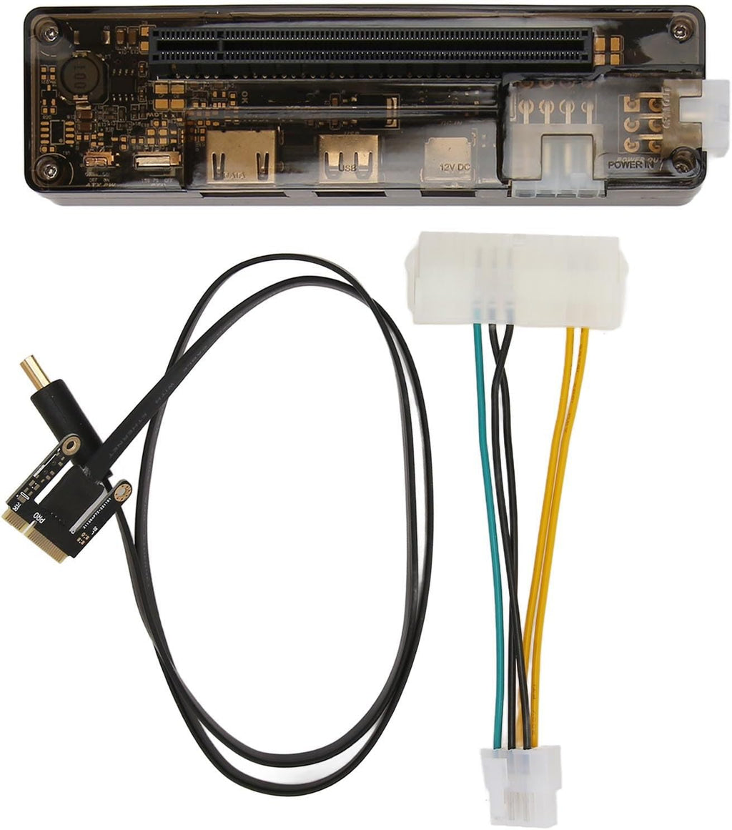 Mini PCIE External Graphics Dock for Laptop, High Performance, 6Pin Connector, Suitable for Engineering Measurement, Data Acquisition, Server Debugging (Mini PCI-E)