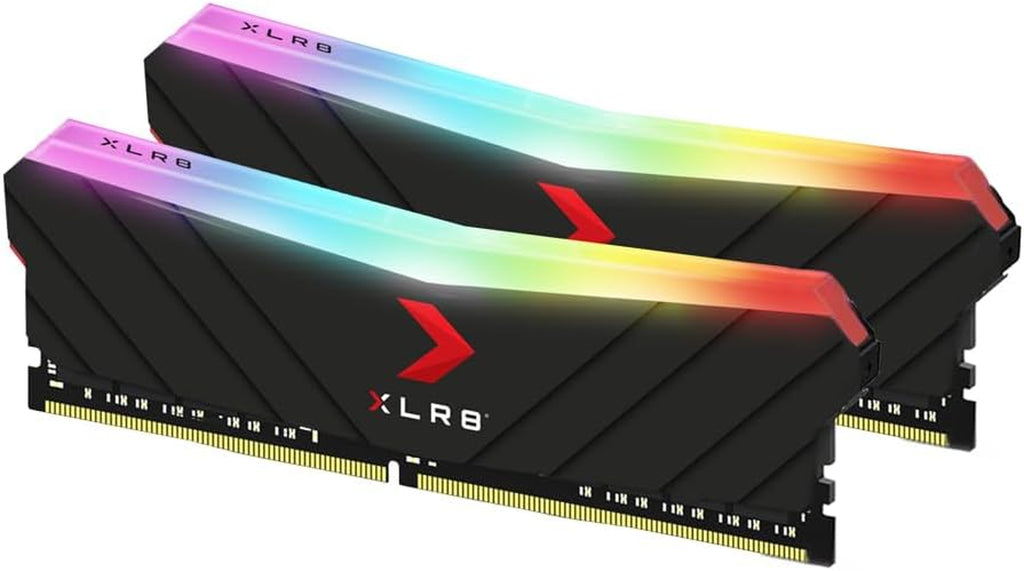 XLR8 Gaming 16GB (2X8Gb) DDR4 DRAM 3200Mhz (PC4-25600) CL16 1.35V RGB Dual Channel Desktop (DIMM) Memory – MD16GK2D4320016XRGB