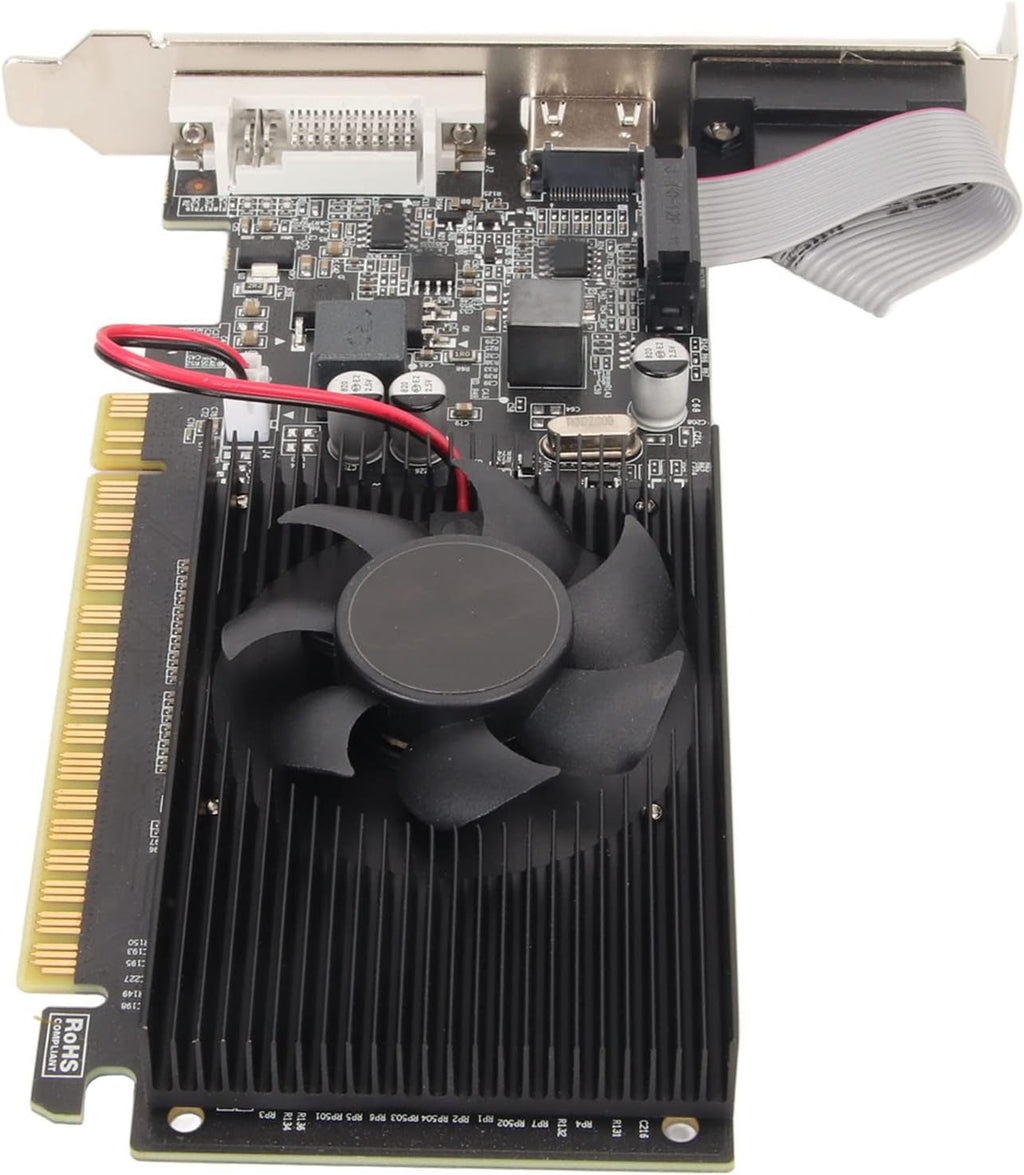 GT210 Graphics Card 1GB GDDR3 64-Bit VGA DVI HDMI Quiet Single-Fan PCI Express X16
