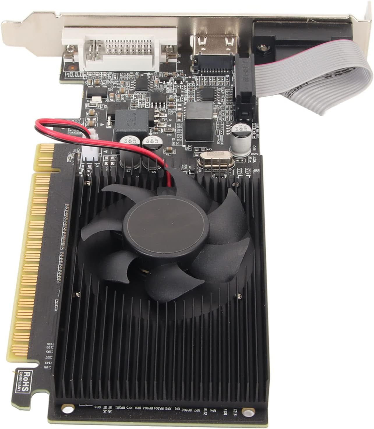 GT210 Graphics Card 1GB GDDR3 64-Bit VGA DVI HDMI Quiet Single-Fan PCI Express X16