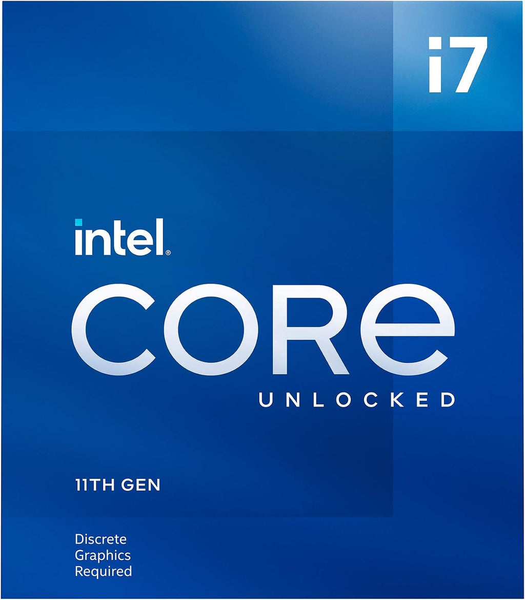 Intel® Core™ I7-11700Kf Desktop Processor 8 Cores up to 5.0 Ghz Unlocked LGA1200 (Intel® 500 Series & Select 400 Series Chipset) 125W