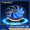 TISHRIC CPU Cooler Cooling Fan 3Pin PWM PC Processor Cooler for Intel LGA 1700 1200 1150 1151 AMD AM3 AM4