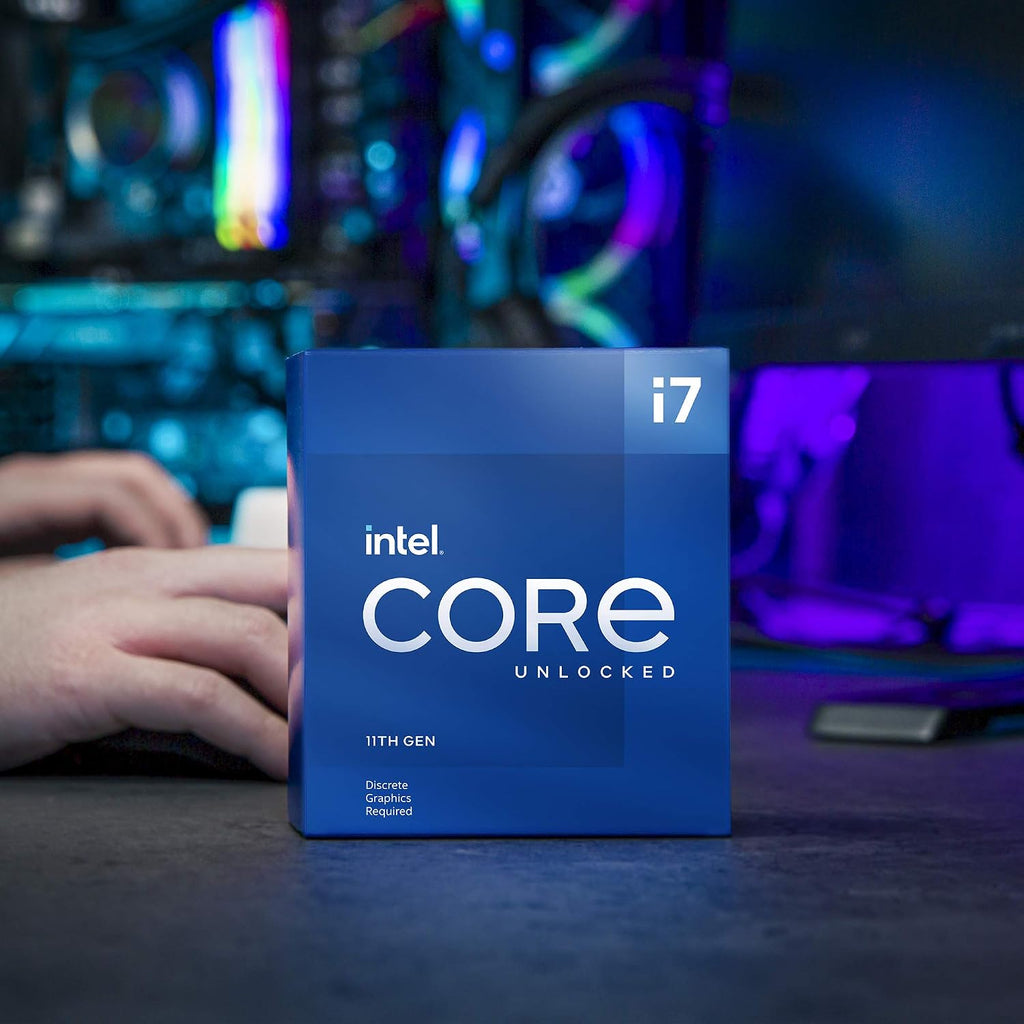 Intel® Core™ I7-11700Kf Desktop Processor 8 Cores up to 5.0 Ghz Unlocked LGA1200 (Intel® 500 Series & Select 400 Series Chipset) 125W