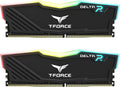 T-Force Delta RGB DDR4 32GB (2X16Gb) 3200Mhz (PC4-25600) CL16 Desktop Memory Module Ram TF3D432G3200HC16FDC01 - Black