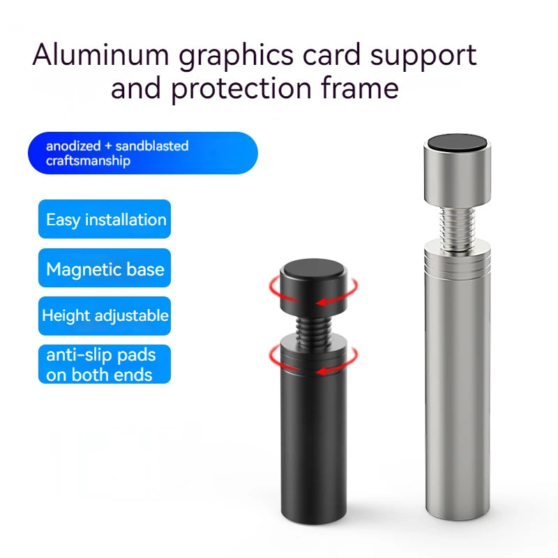 Graphics Card Support GPU Bracket Magnetic Protection Video Card Holder Stand Graphics Card Brace Computer Desktop Accessories