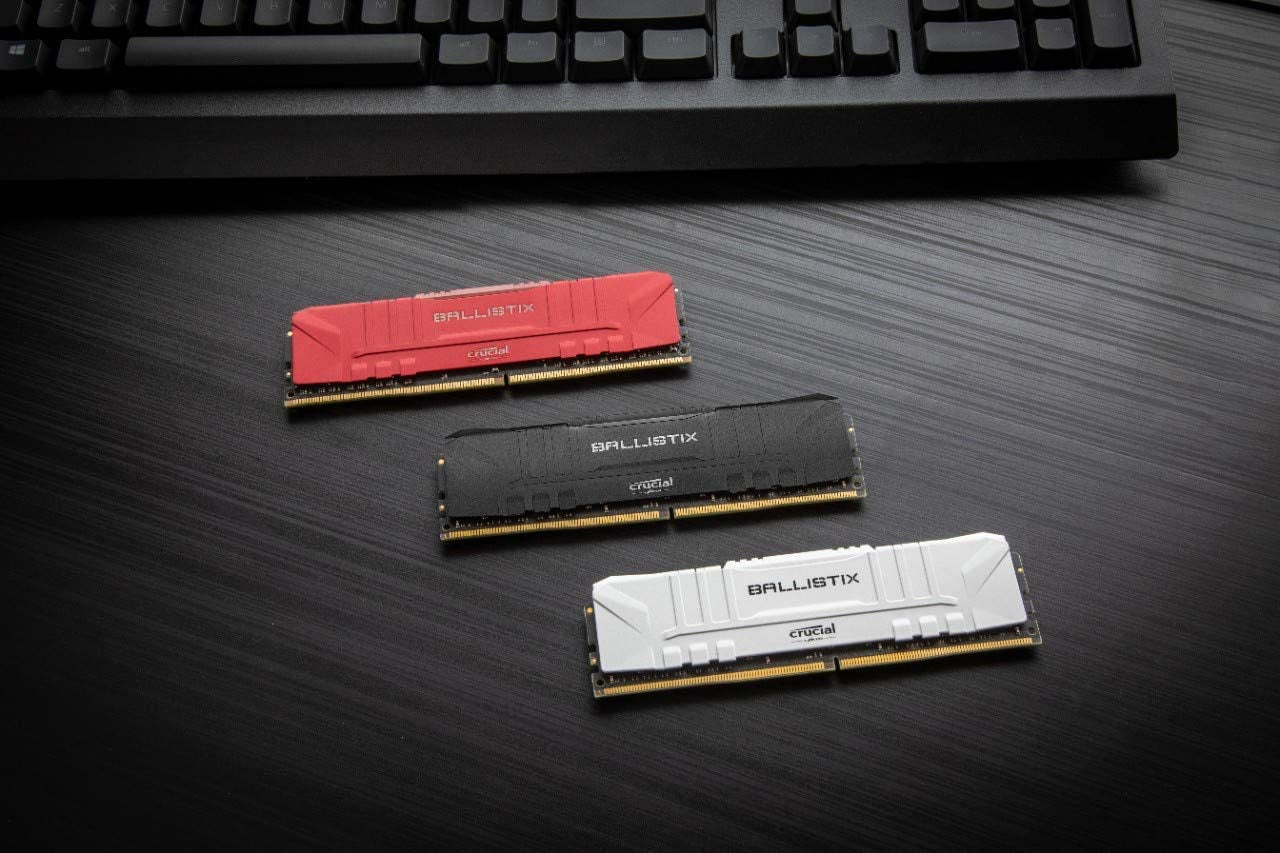 Crucial  3200 Mhz DDR4 DRAM Desktop Gaming Memory Kit 16GB (8Gbx2) CL16 BL2K8G32C16U4B (Black)
