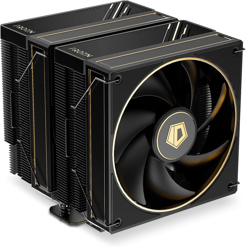 FROZN A620 GDL Limited Edition Dual-Tower CPU Cooler | 6 Heat Pipes, Dual 120Mm FDB Fans, Supports Intel LGA1851/1700 and AMD AM5/AM4.