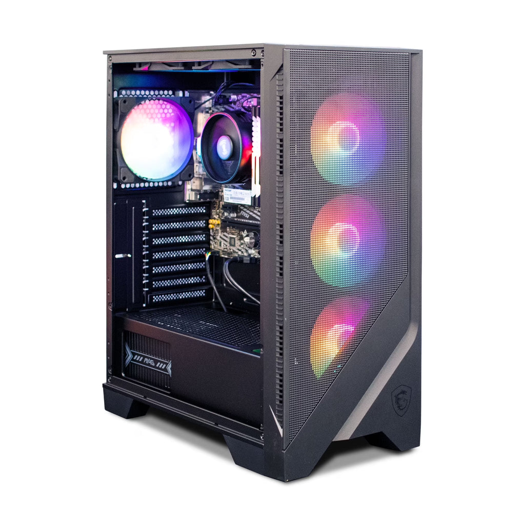 NSX GAMING PC - AMD Ryzen 5 5600G, 16 Gb DDR4, 512 Gb M2 Nvme SSD, RGB Fans, W11