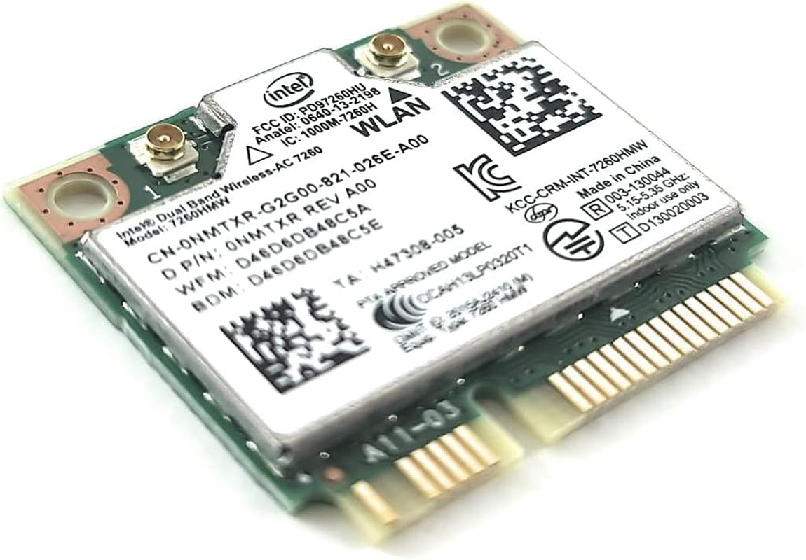 Intel Dual Band Wireless-Ac 7260 Network Adapter (7260.HMWWB.R)