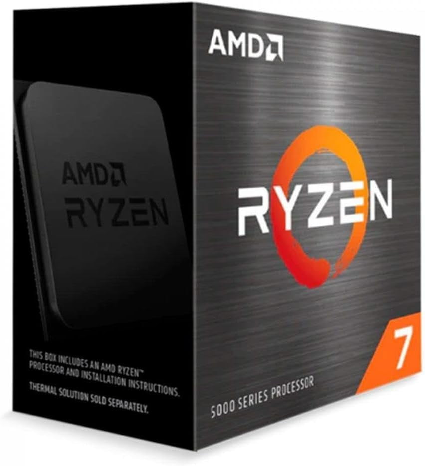 AMD Ryzen 7 5700 8 Cores / 16 Thread 65W TDP Socket AM4 L2+L3 Cache 20MB up to 4.6Ghz Boost Clock Wraith Stealth Cooler