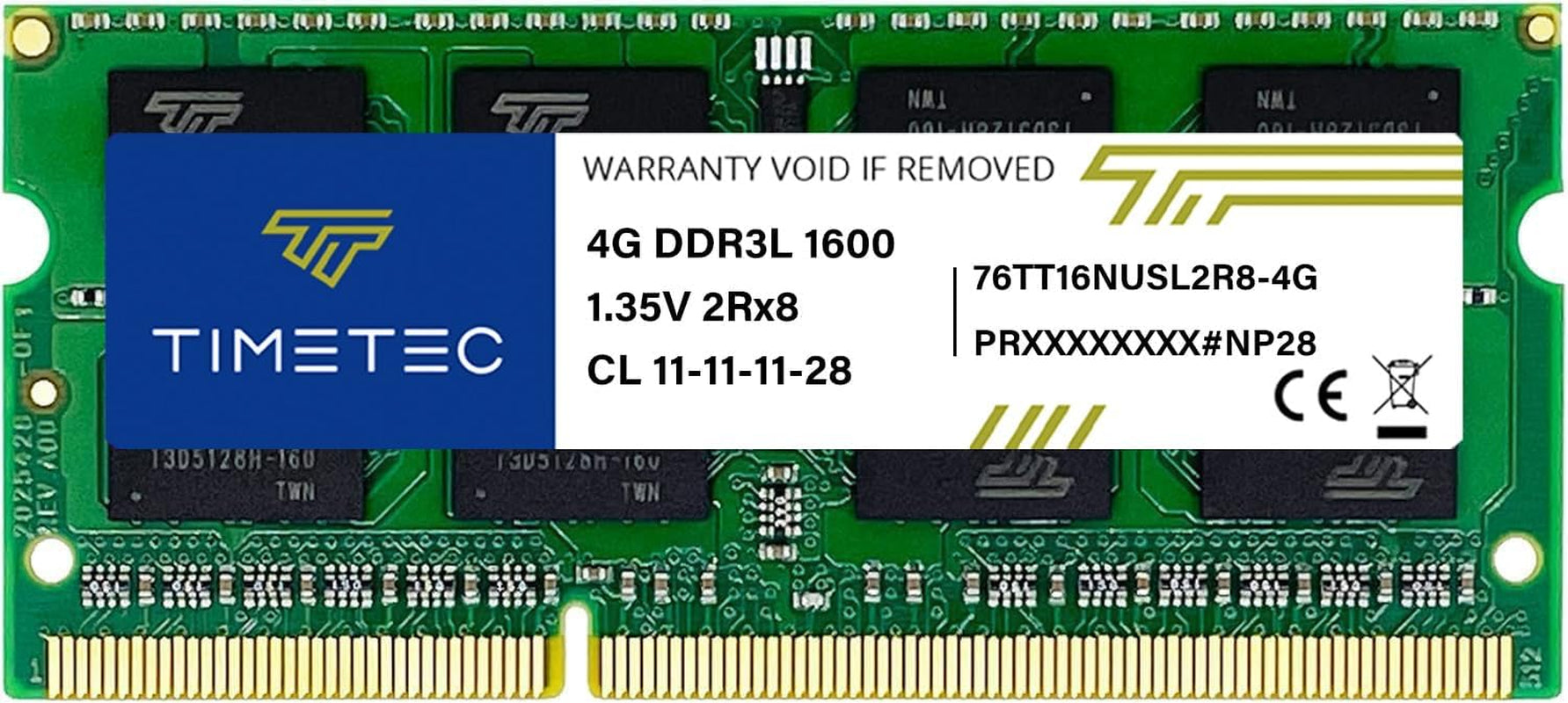 Hynix IC 4GB DDR3L SODIMM for Intel NUC Kit/Mini PC/HTPC/NUC Board 1600Mhz PC3L-12800 Non ECC Unbuffered 1.35V CL11 2Rx8 Dual Rank 204 Memory Ram Module Upgrade(4Gb)
