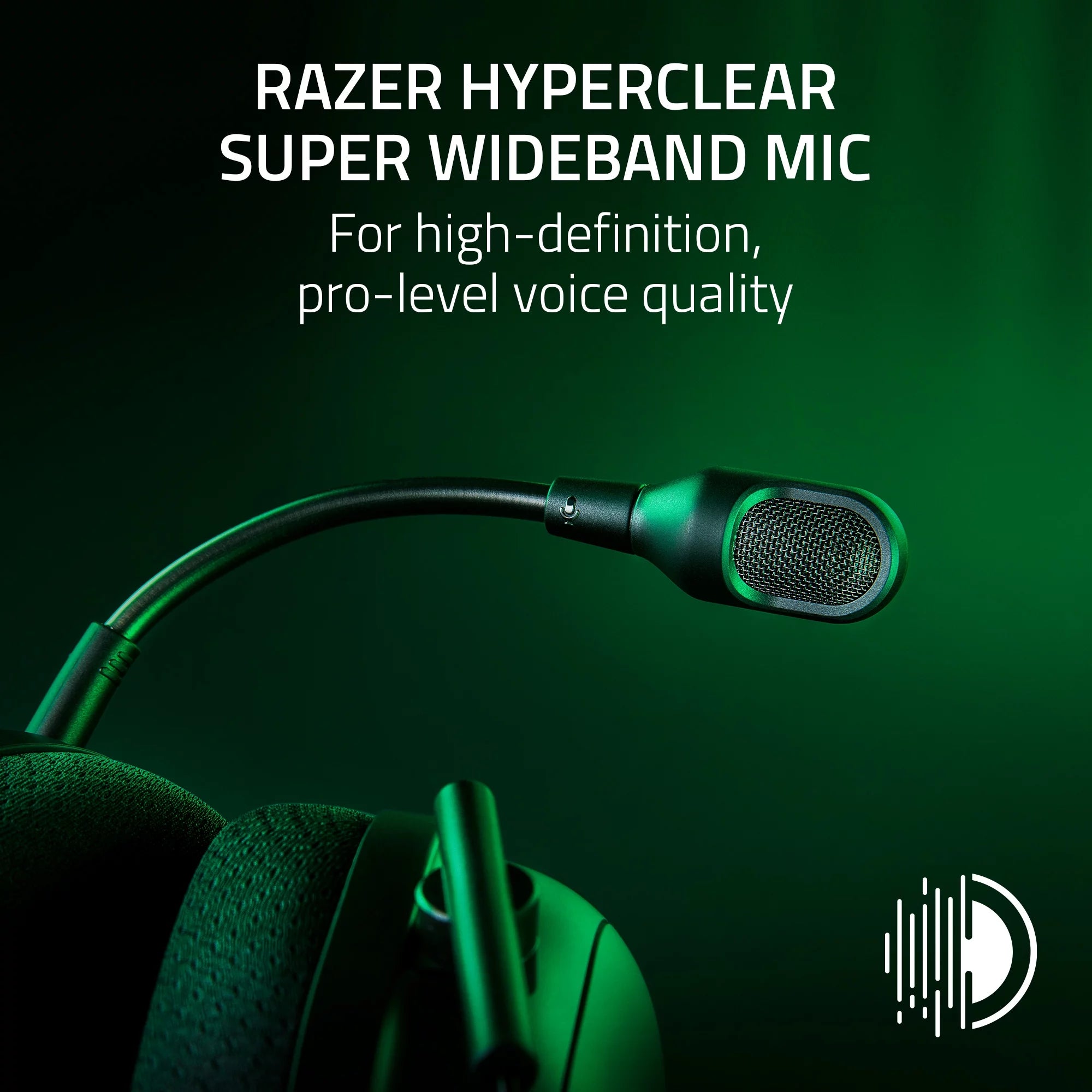 Razer Blackshark V2 Pro Wireless PC Gaming Headset, 2.4Ghz, BT, Hyperspeed Wireless, 70Hr Battery, 320G, Black