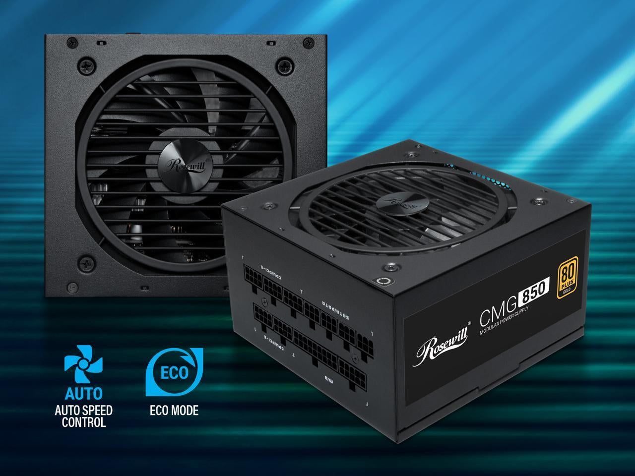 Rosewill CMG Series, CMG850, 850W Fully Modular Power Supply, 80 plus GOLD Certi