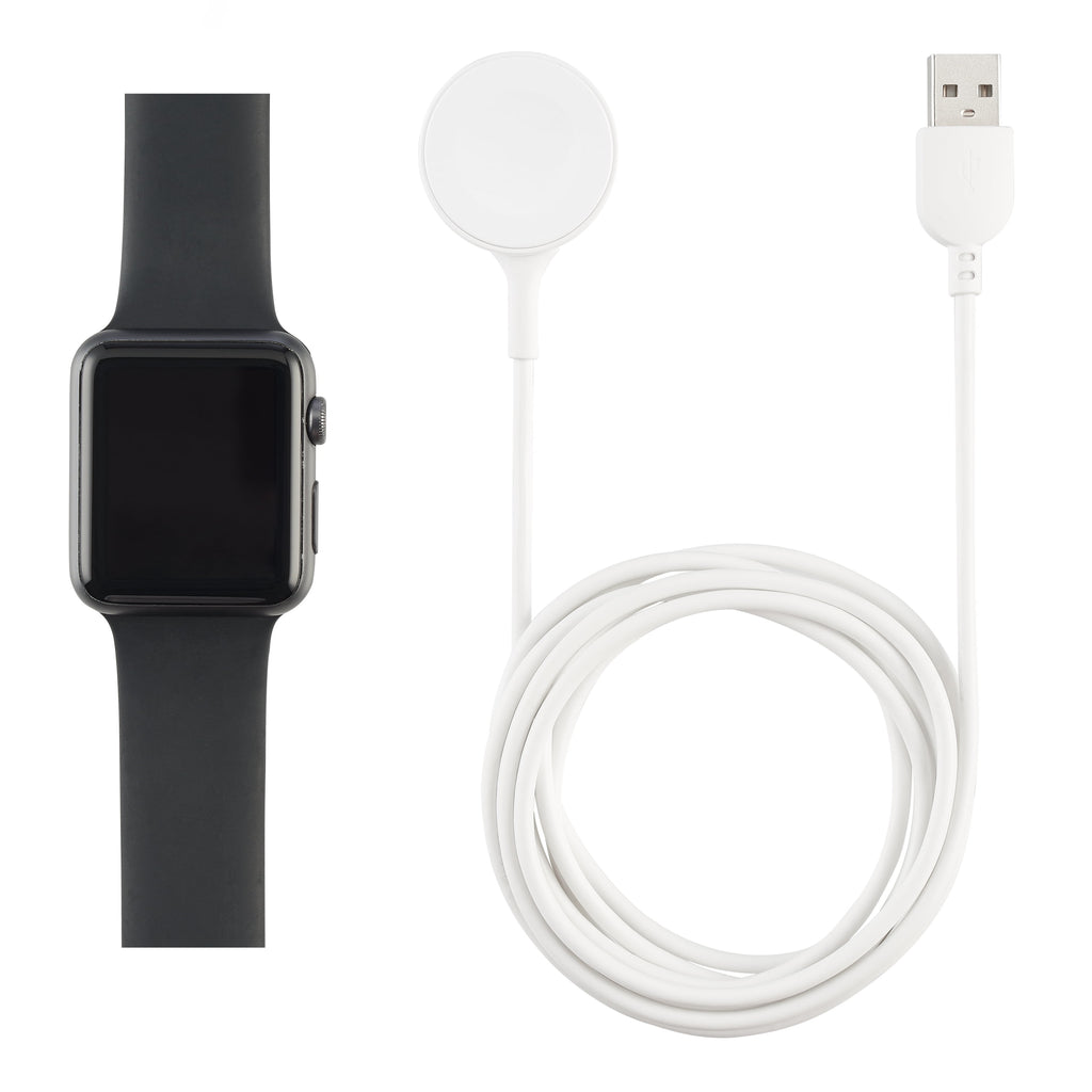 Onn. 6' Smart Watch Charger for Apple Watch, Compatible with All Apple Watches - Series 7/ Series SE / Series 6 / Series 5 / Series 4 / Series 3 / Series 2 / Series 1