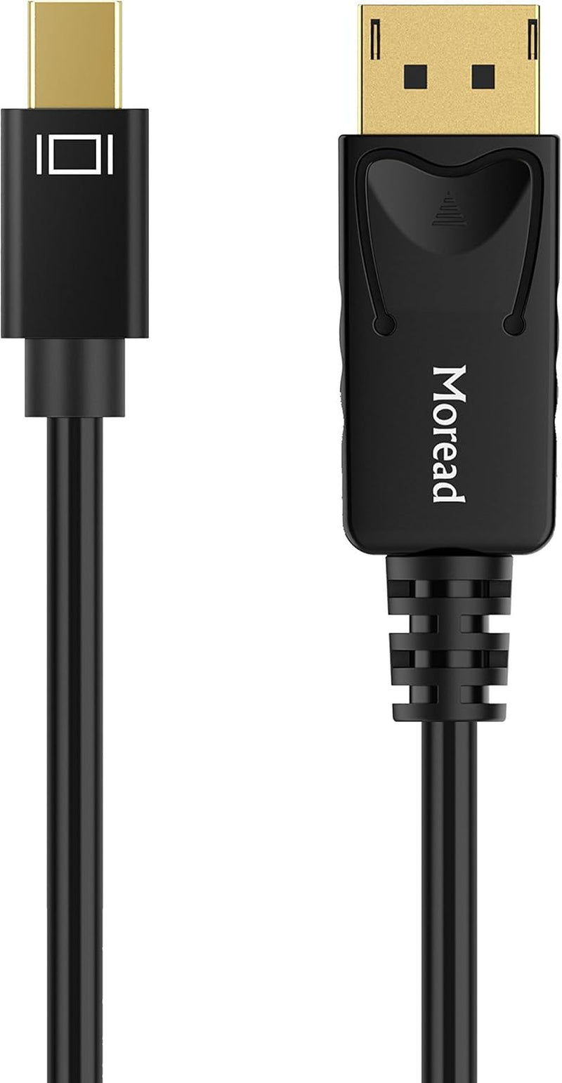 8K Mini Displayport to Displayport Cable 1.4, 6Ft | Bi-Directional Mini DP to DP Cord: up to 8K@60Hz, 4K@240Hz, 2K@240Hz, 32.4Gbps; Compatible with Macbooks with Thunderbolt 1/2