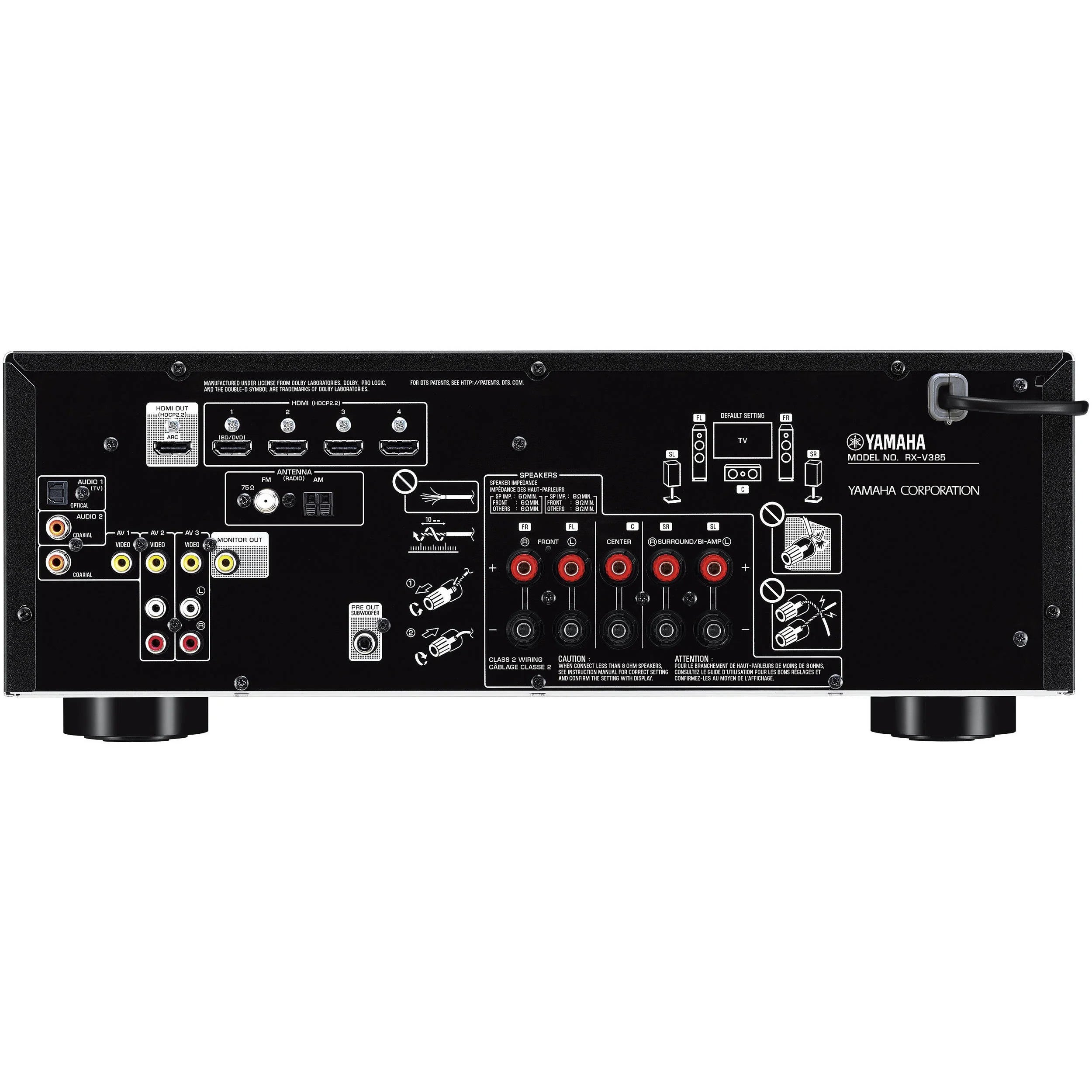 Yamaha 5.1 Home Theater Systems, Bluetooth, 52.24 Lb
