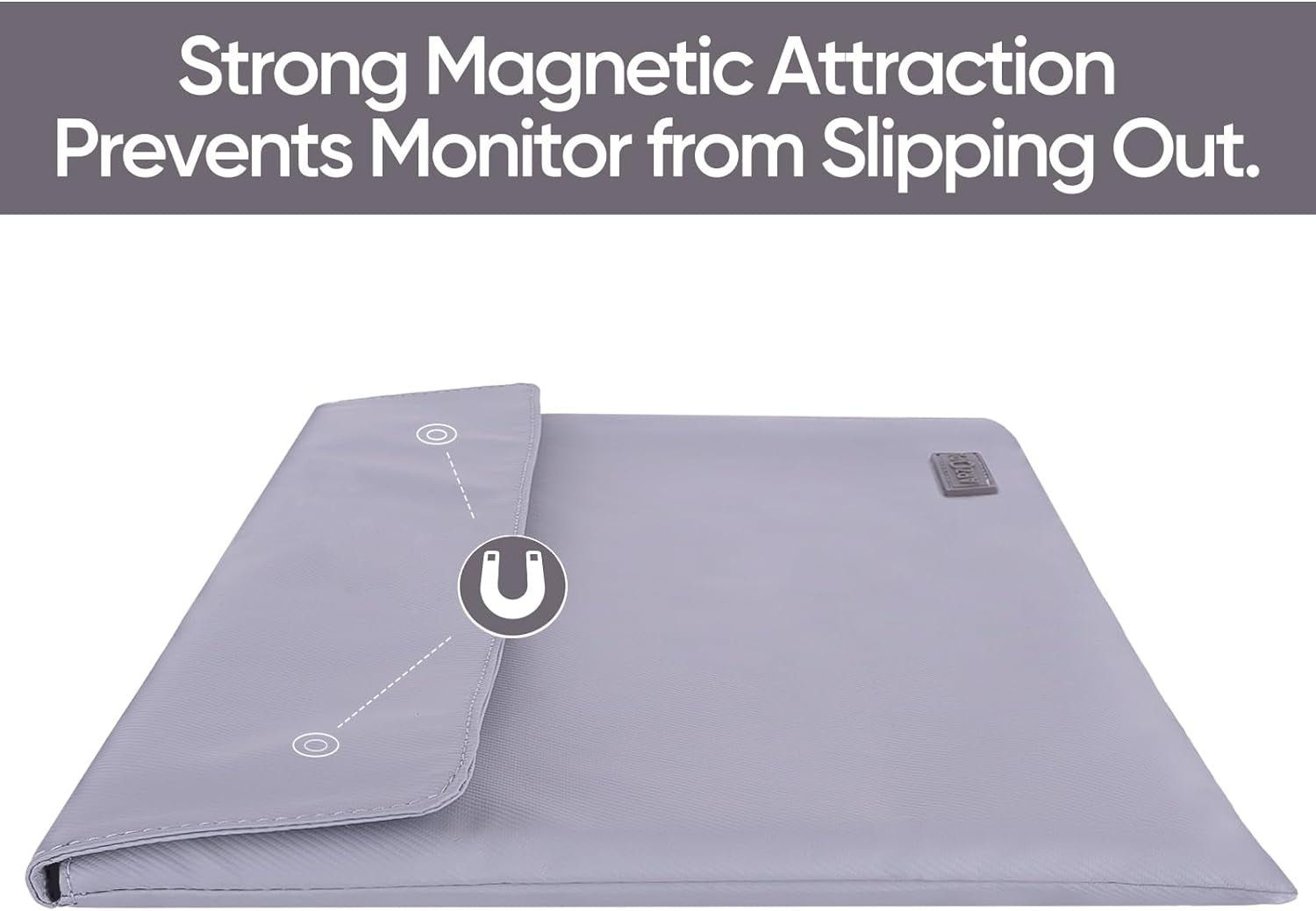 Portable Monitor & Sleeve, 16.1'' 100% Srgb FHD Laptop Monitor & PU Sleeve Bag Combination