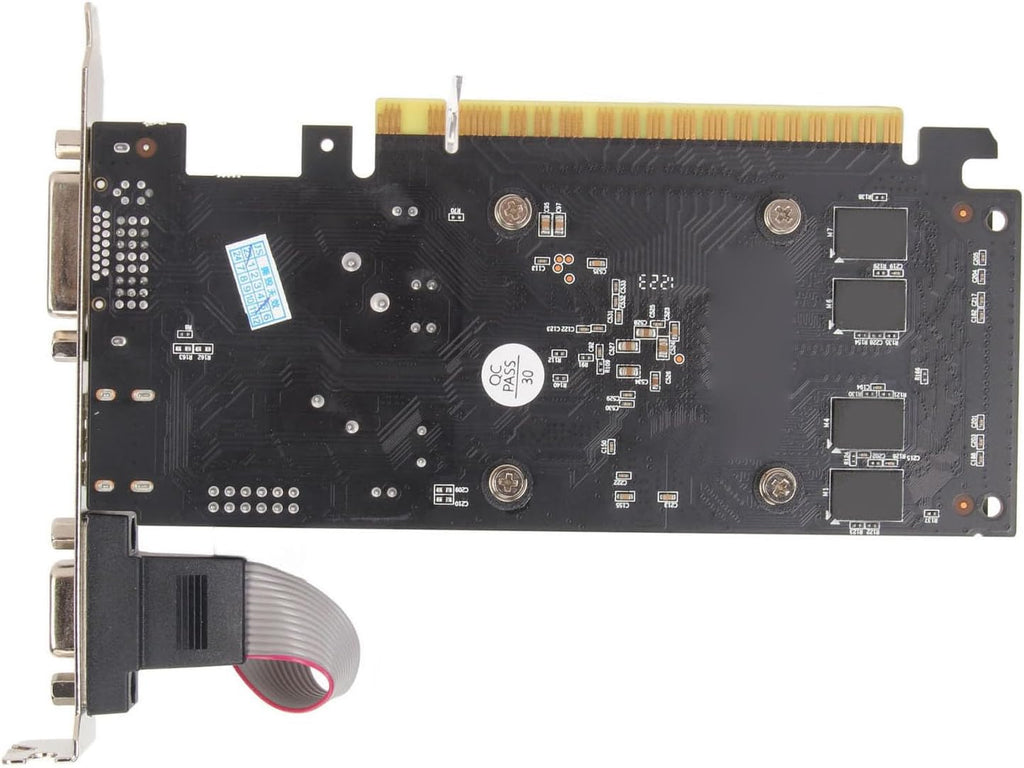 Graphics Card, 610 1GB 64Bit DDR3 PCI Express X16 2.0 Gaming Video Card with VGA DVI Port and Silent Cooling Fan for Desktop Computer