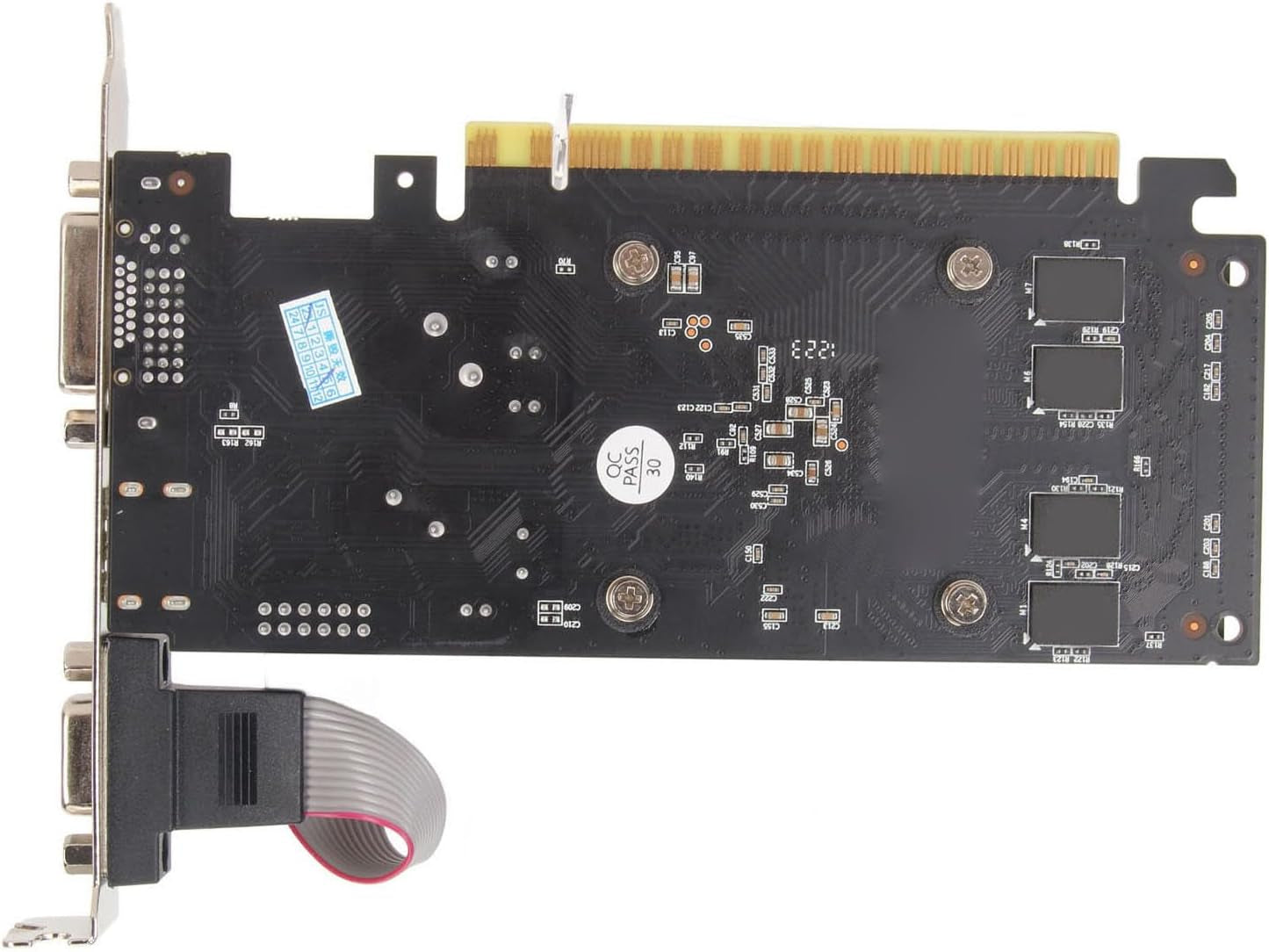 Graphics Card, 610 1GB 64Bit DDR3 PCI Express X16 2.0 Gaming Video Card with VGA DVI Port and Silent Cooling Fan for Desktop Computer