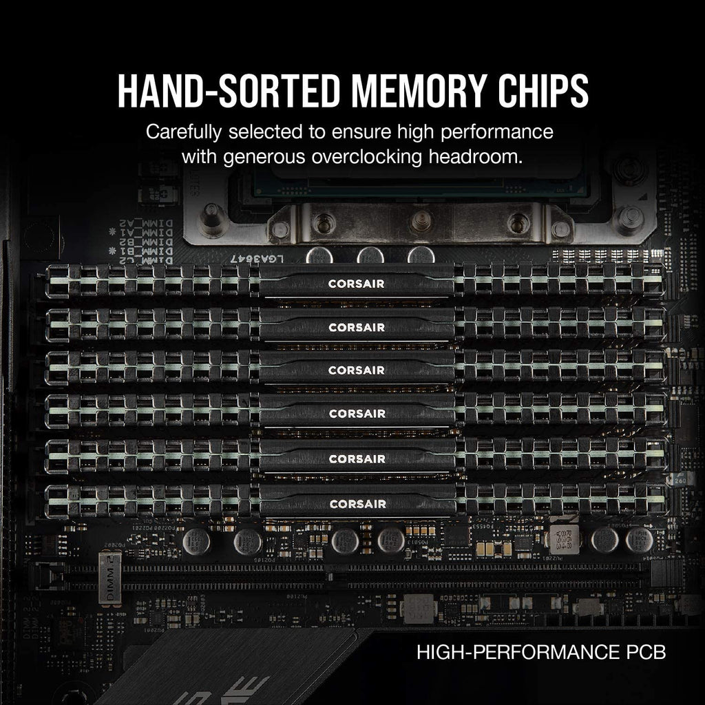 Corsair Vengeance LPX DDR4 RAM 16GB (2X8Gb) 3200Mhz CL16-18-18-36 1.35V Intel AMD Desktop Computer Memory - Black (CMK16GX4M2B3200C16)
