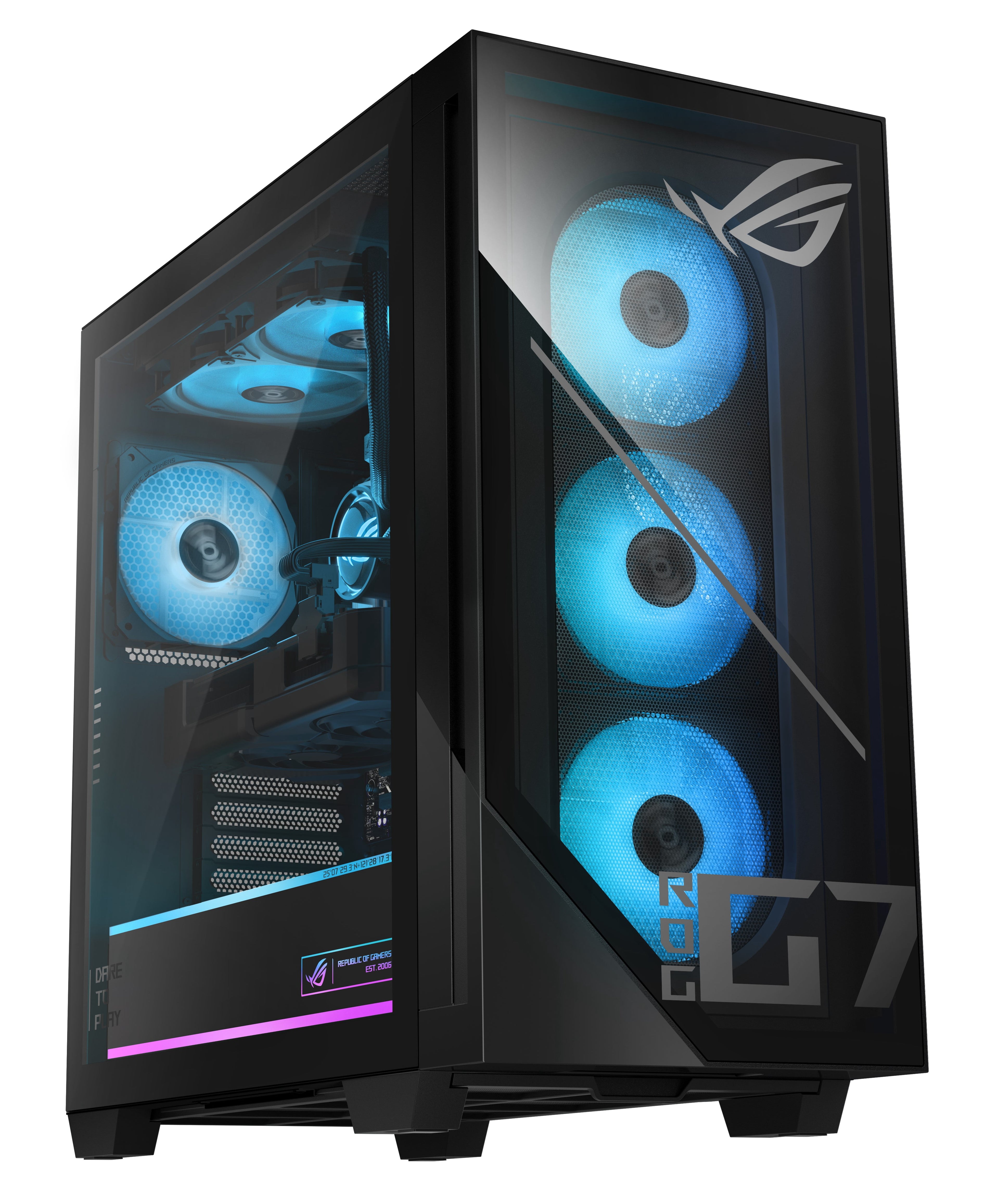 ASUS ROG G700 (2025) Gaming Desktop PC, Intel® Core™ Ultra 7 265F, NVIDIA® Geforce RTX™ 5070, 1TB SSD, 32GB RAM, Windows 11 Pro, G700TF-XS776