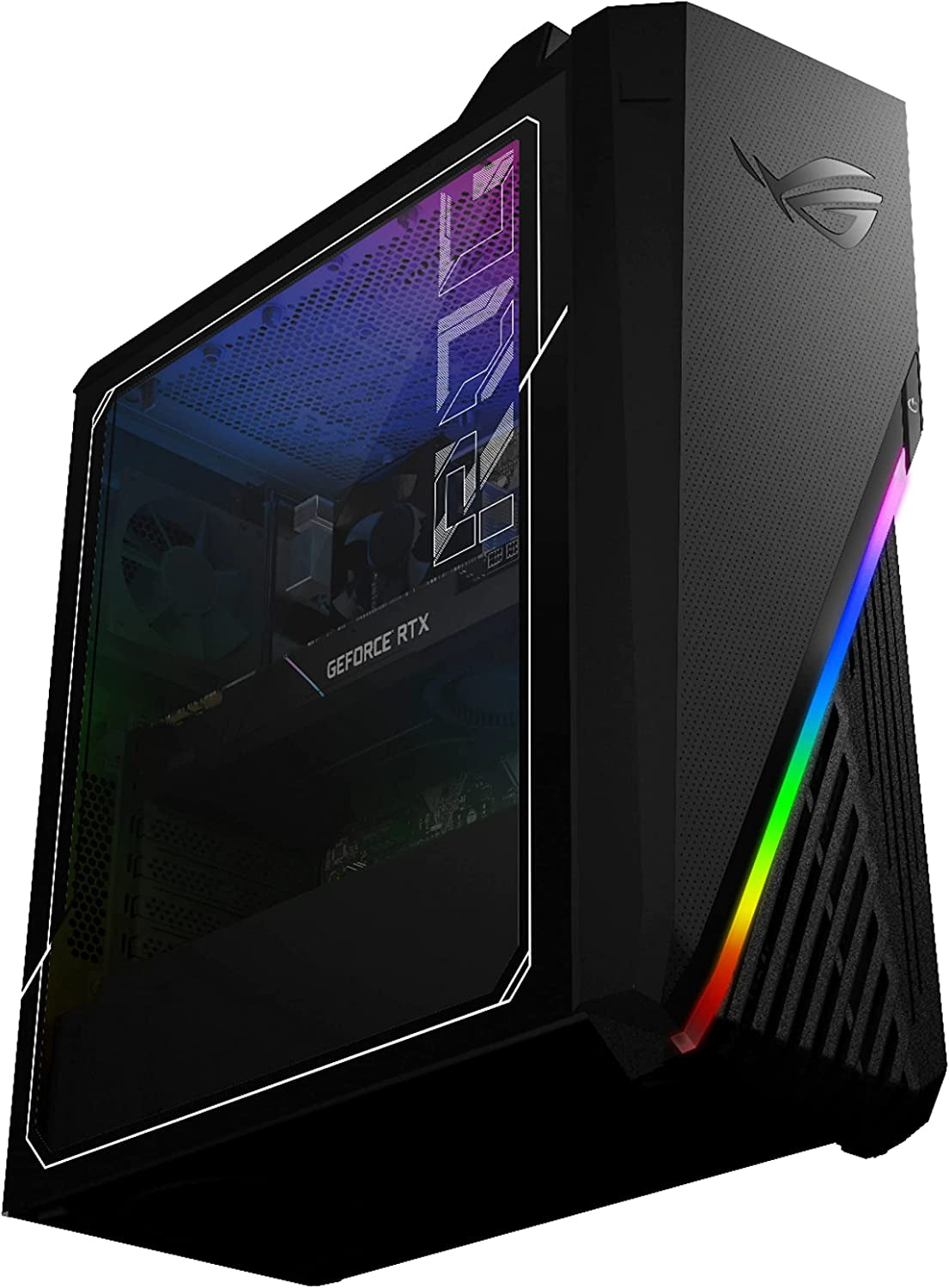 ROG Strix G15CX Gaming Desktop Computer, Intel 8-Cores I7-9700K up to 4.9Ghz, 16GB DDR4 RAM, 512GB Pcie SSD + 2TB HDD, RTX 2080 Super 8GB GDDR6, Wifi 6, Type-C, HDMI, Windows 10, Ipuzzle Mousepad