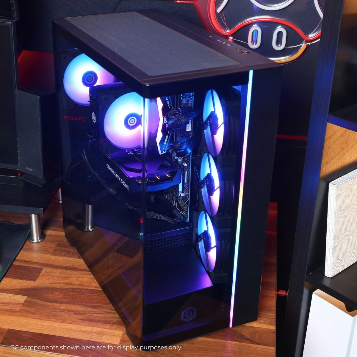 Gamer Master Gaming PC, AMD Ryzen 7 8700F 4.1Ghz, Geforce RTX 5060 Ti 8GB, 16GB DDR5, 1TB Pcie 4.0 SSD, Wifi Ready & Windows 11 Home (GMA2900A2)
