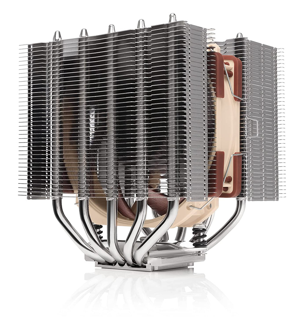 NH-D12L, Low-Height Dual-Tower CPU Cooler (120Mm, Brown)