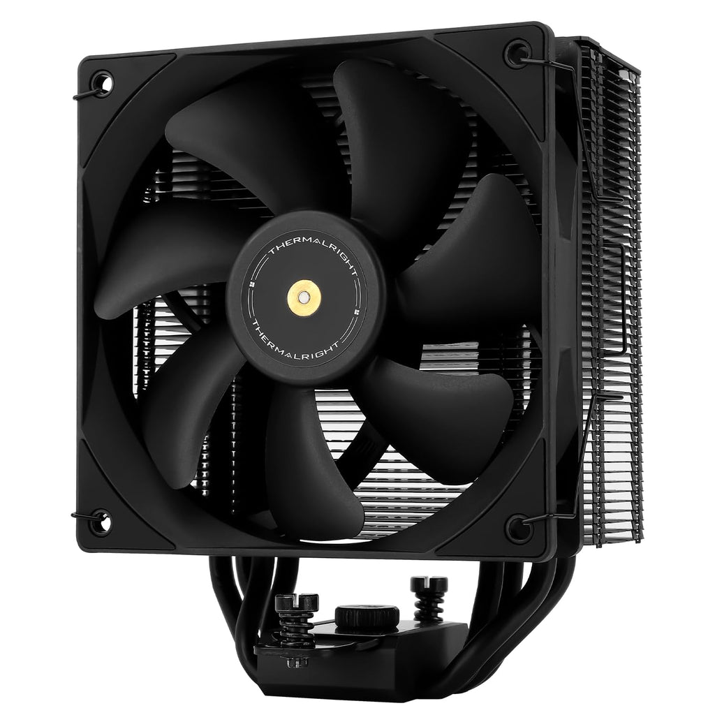 Assassin Spirit 120 EVO Dark CPU Cooler,Tl-E12B V2 PWM Quiet Fan with 1850RPM, Speed,Cpu Air Cooler, Computer Black Heatsink Cooling, Support Am4/Am5,Intel 1700/1851/1150/1151/1155/1200