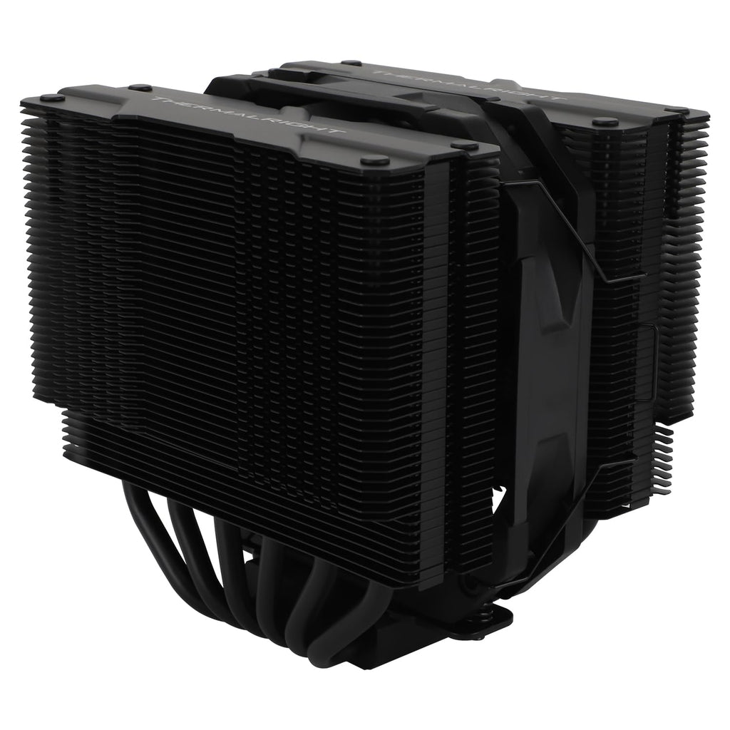 Peerless Assassin 120 MINI Black CPU Air Cooler, 6 Heat Pipes Dual Towers Cooler, with TL-D12B PWM Fans, Desktop PC Cooler for Intel LGA 1851/1700/1150/1151/1200/2011,AMD:AM4/AM5