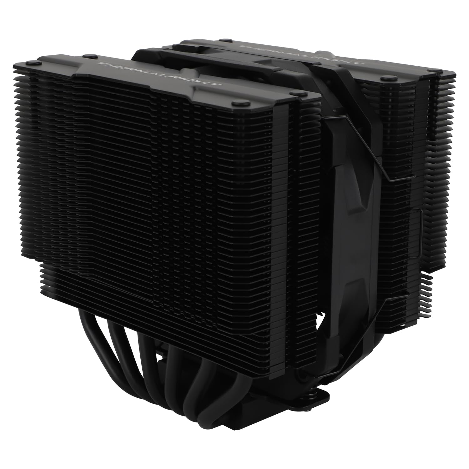 Peerless Assassin 120 MINI Black CPU Air Cooler, 6 Heat Pipes Dual Towers Cooler, with TL-D12B PWM Fans, Desktop PC Cooler for Intel LGA 1851/1700/1150/1151/1200/2011,AMD:AM4/AM5