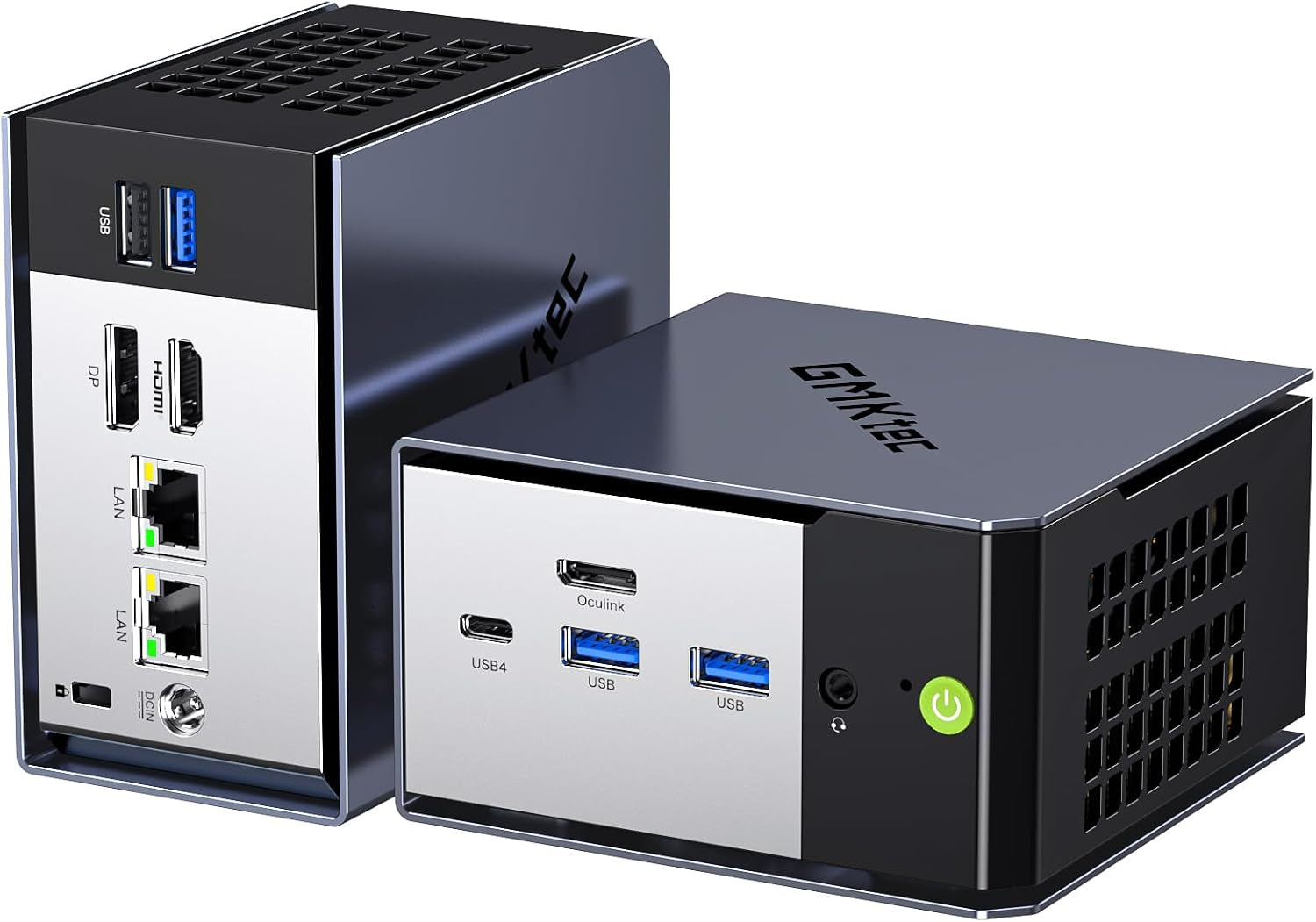 K16 Mini PC Gaming AMD Ryzen7 7735HS 32GB LPDDR5 6400Mt/S | Dual NIC LAN 2.5Gbe, Oculink,Triple Display HDMI 2.0+DP1.4+USB4, 1TB Pcle 4.0 SSD, Wifi6E, BT5.2