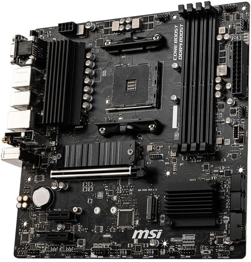 MSI B550M PRO-VDH Wifi Proseries Motherboard (AMD Ryzen 5000, AM4, DDR4, Pcie 4.0, SATA 6Gb/S, M.2, USB 3.2 Gen 1, Wi-Fi, Bluetooth, D-SUB/HDMI/DP, Micro-Atx)