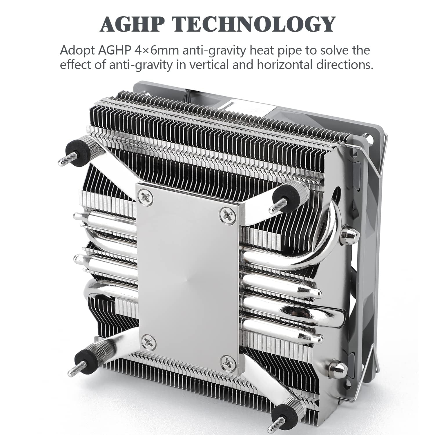 AXP90 X47 Low Profile CPU Cooler, with 92Mm TL-9015 Slim PWM Fan, ITX CPU Cooelr Fan, 47Mm Height,For AMD AM4 Am5/Intel 1150/1151/1155/11851/1200/1700(AXP90 X47)
