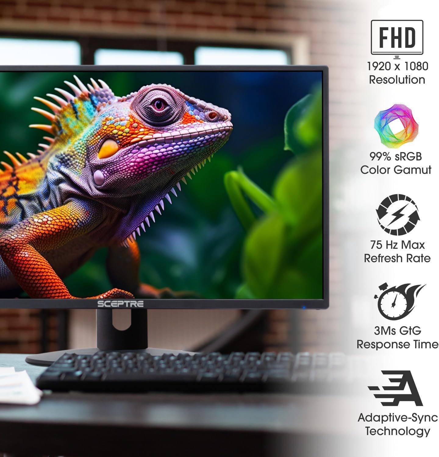 24-Inch Prime Monitor Thin 1080P LED Monitor 99% Srgb 2X HDMI VGA Build-In Speakers, Machine Black (E248W-19203R 2025 Series) | 23.8 FHD 1920X1080, Va Panel, Srgb 95%, 2X2W Speakers, 250 CD and M²