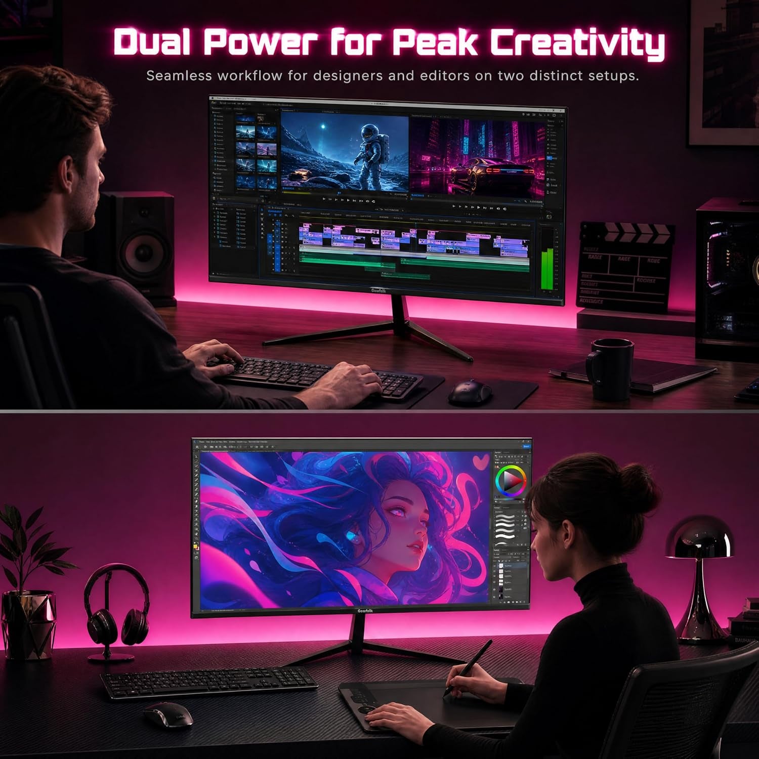 32 Inch 4K UHD (3840 X 2160) Monitor, PC Monitor 60Hz, Computer Monitor, HDR 10, DP HDMI VESA