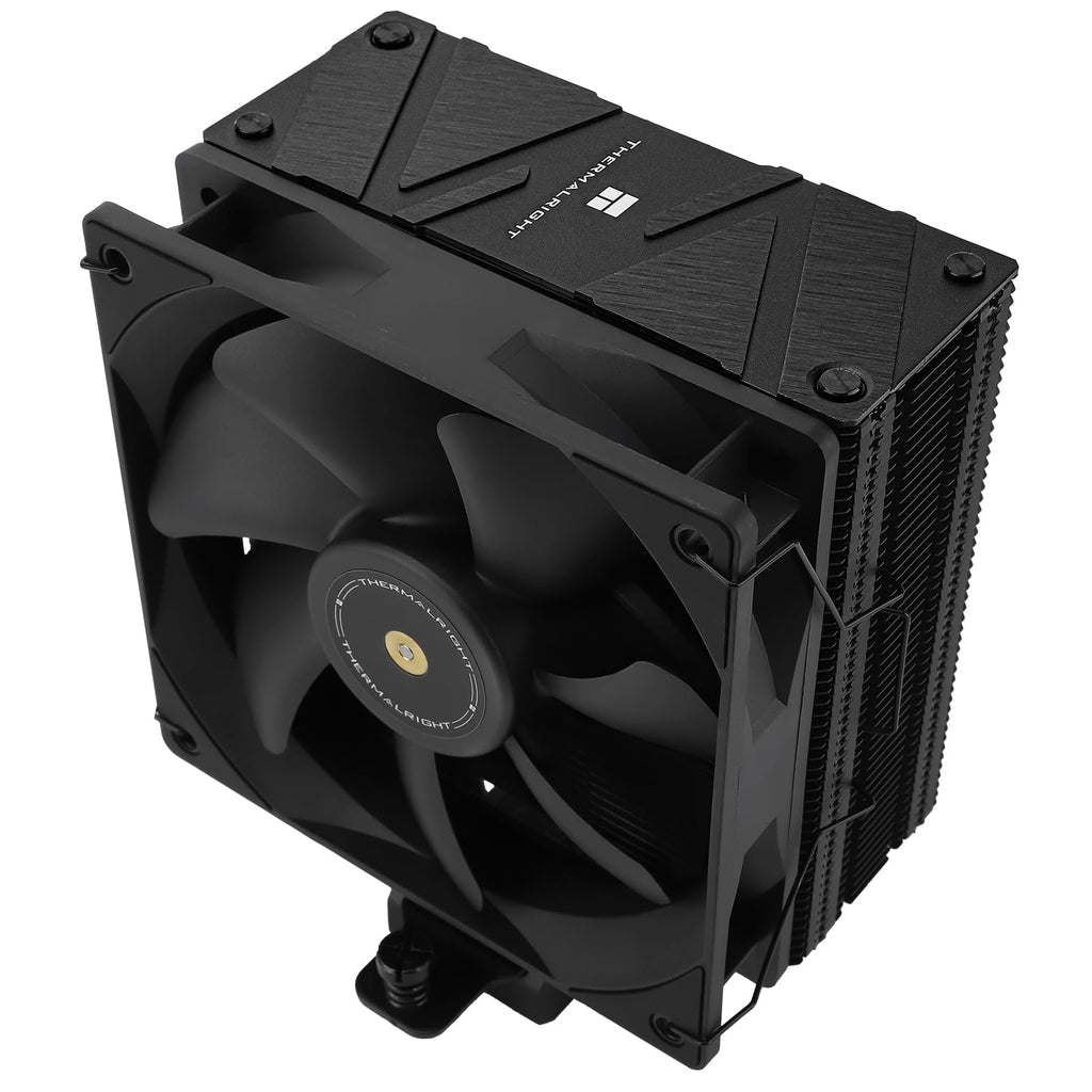 Assassin Spirit 120 EVO Dark CPU Cooler,Tl-E12B V2 PWM Quiet Fan with 1850RPM, Speed,Cpu Air Cooler, Computer Black Heatsink Cooling, Support Am4/Am5,Intel 1700/1851/1150/1151/1155/1200