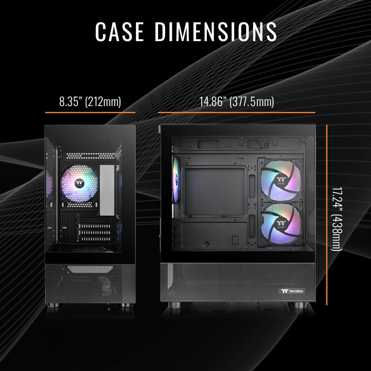 Thermaltake LCGS View 9660T-170 Gaming Desktop (AMD Ryzen™ 5 9600X, Toughram 16GB DDR5 6000Mt/S RGB Memory, NVIDIA® Geforce RTX™ 5060 Ti 8G, 1TB Nvme M.2, Wifi, Windows 11) V17B-B850-56T-LCS