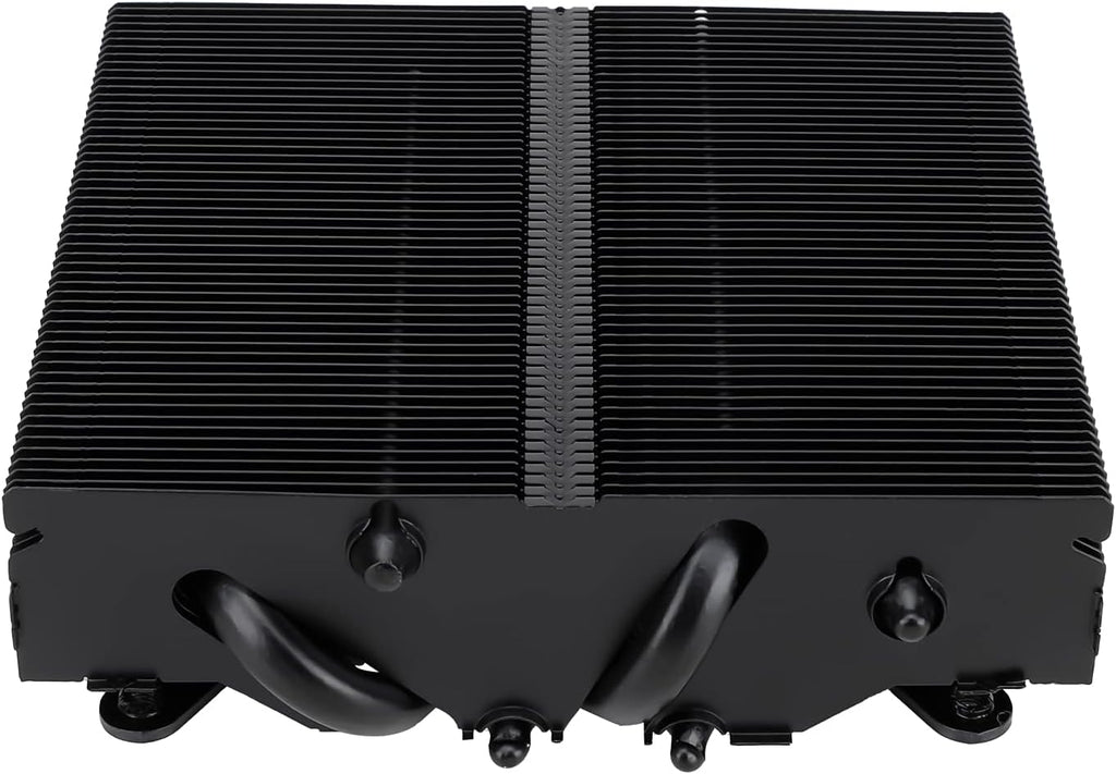 AXP90-X47 Black ITX Low Profile CPU Air Cooler, 47Mm Height Cooling, TL-9015B Slim PWM Fan Low Noise 22.4Dba, 2700RPM Speed, for Am4/Am5/Intel Lga1700/1851/1150/1151/1155/1156/1200(Black)