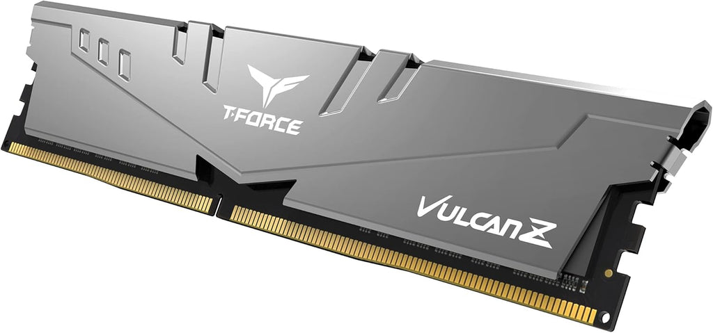 T-Force Vulcan Z DDR4 32GB Kit (2X16Gb) 3200Mhz (PC4-25600) CL16 Desktop Memory Module Ram (Gray) - TLZGD432G3200HC16FDC01