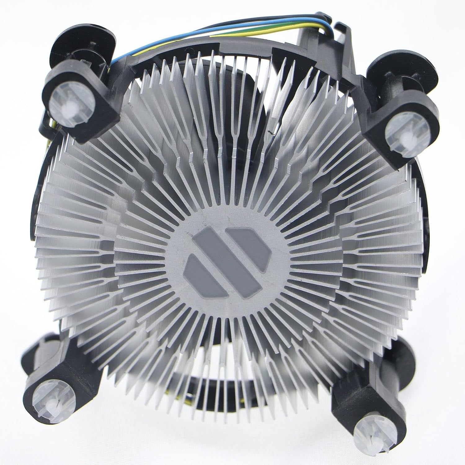 I3/I5/I7 Lga115X CPU Heatsink Compatible with Intel CPU Cooler for LGA 1151 | Aluminum Heatsink for LGA1200 LGA1151 LGA1150 LGA1156 for Intel E97379-003-Desktop 4-Pin Connector CPU Cooler with Aluminum