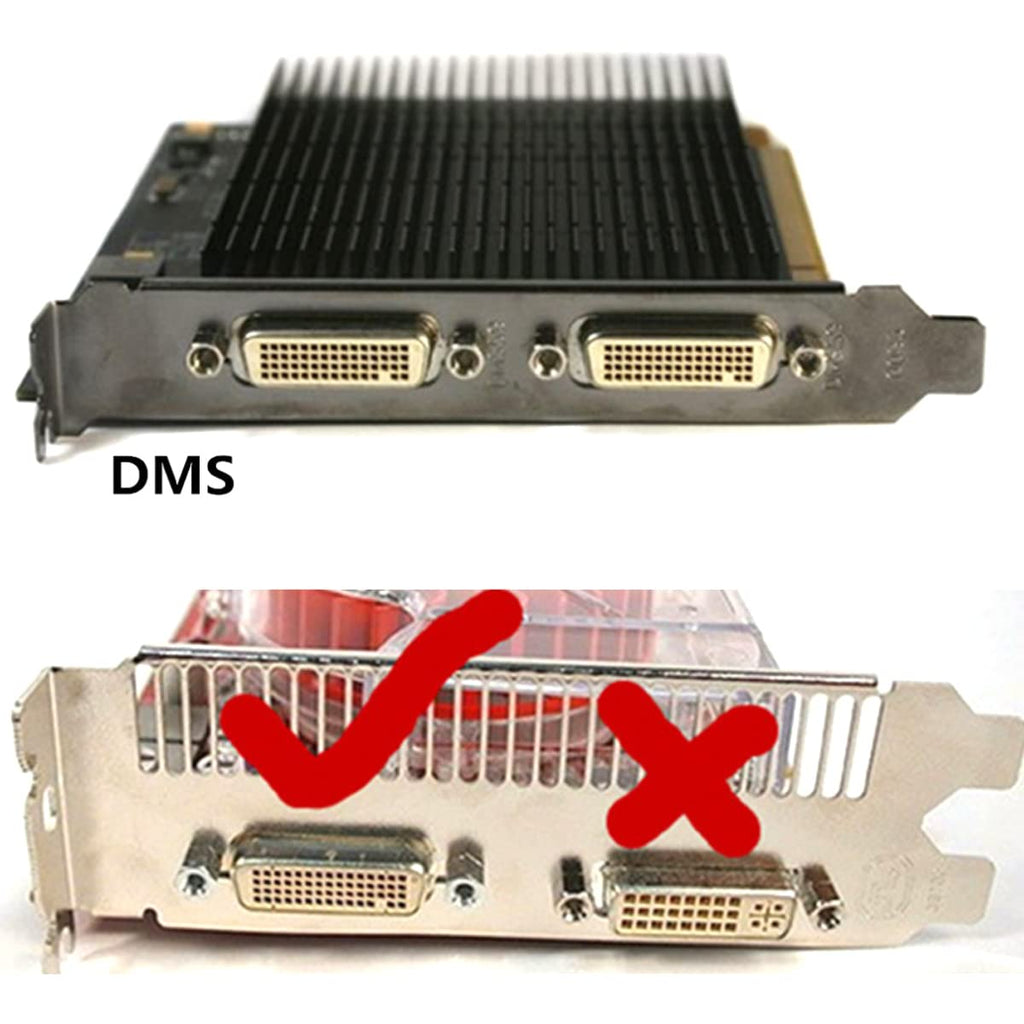 LFH Dms-59Pin Male to HDMI 1080P Female Extension Adapter for PC Graphics Card